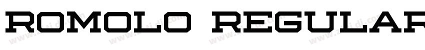 Romolo Regular字体转换 Romolo Regular字体转换